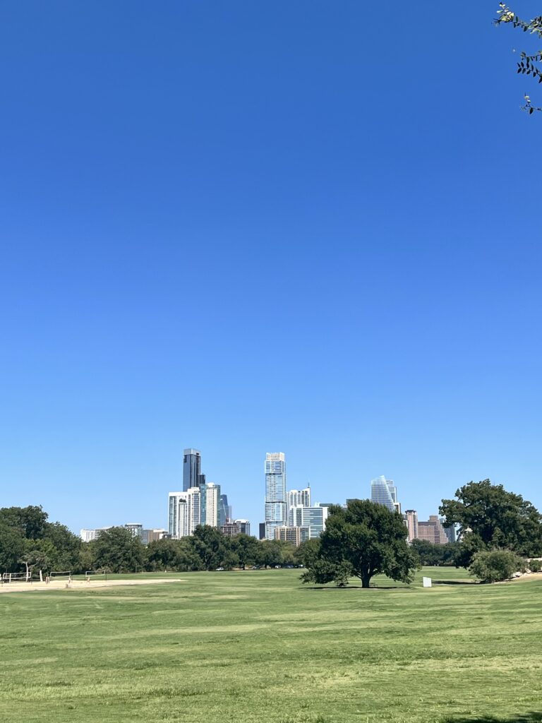 Zilker Park in Austin Texas.