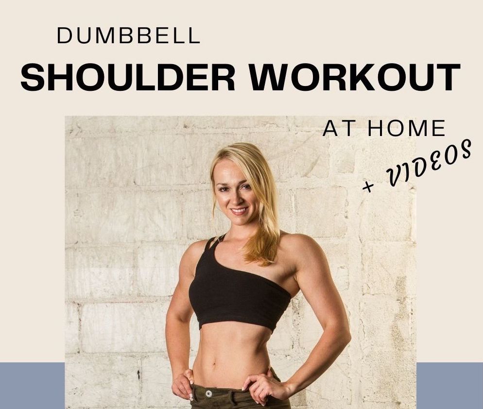 Dumbbell Shoulder Workout at Home + Exercise Demos