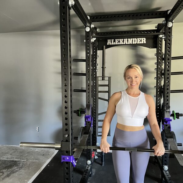 home gym ideas garage. Kathryn Alexander personal trainer Austin