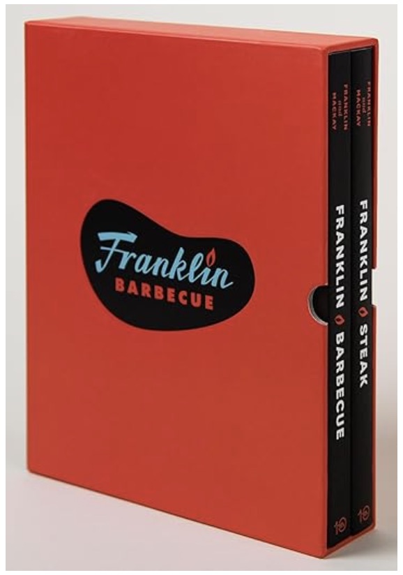 Franklin Barbecue; Aaron Franklin's book set. Steak and Barbecue